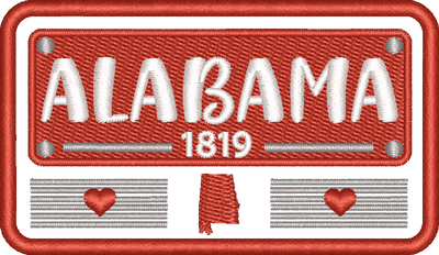 AL State Plate