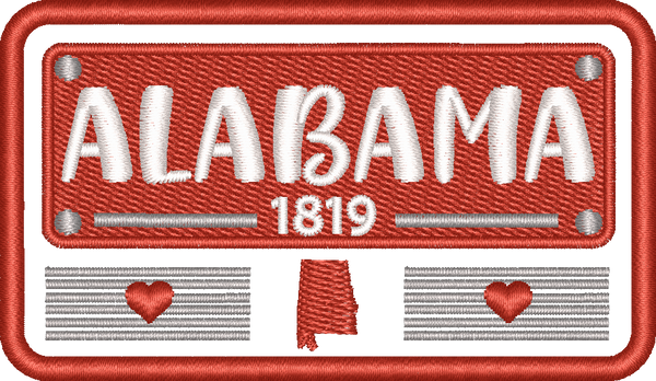 AL State Plate