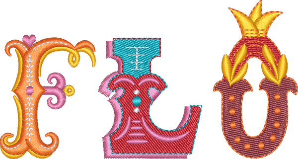 Floral Font 1