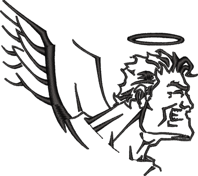 Angel Man Outline