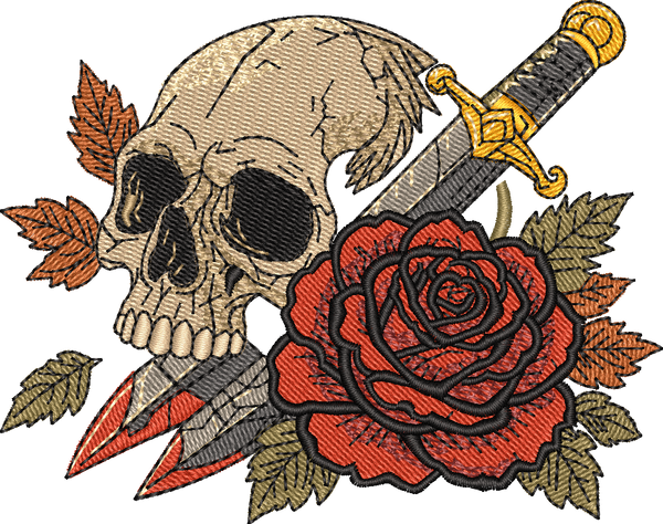 Skull Dagger Tattoo