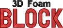 3D Foam Block Font 1 Color