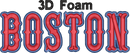 3D Foam Boston Font 2 Color
