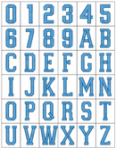 3D Foam Full Block Font 1 Color — Full Alphabet