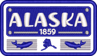 AK State Plate