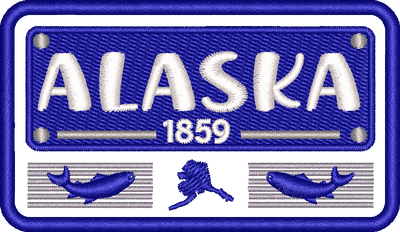 AK State Plate