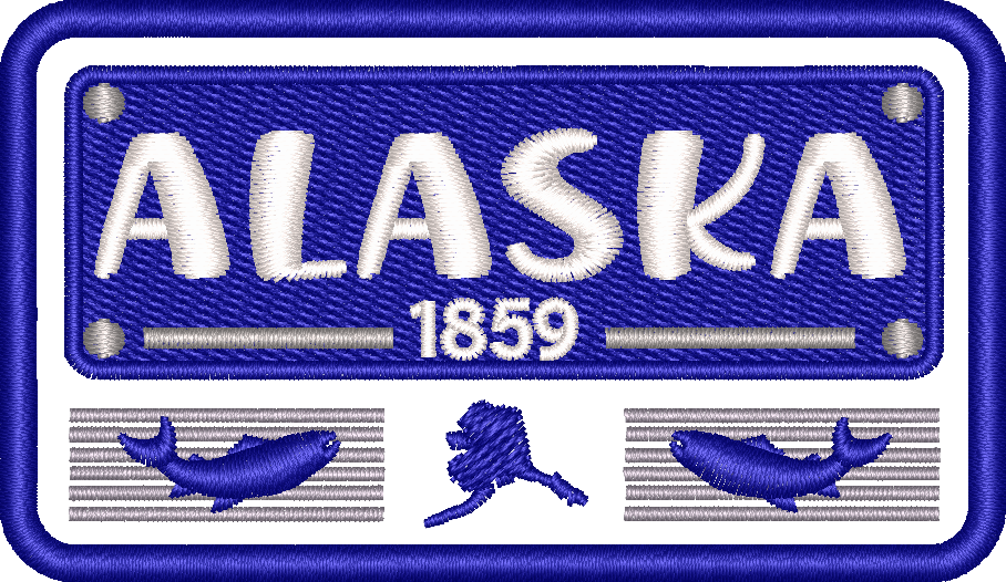 AK State Plate