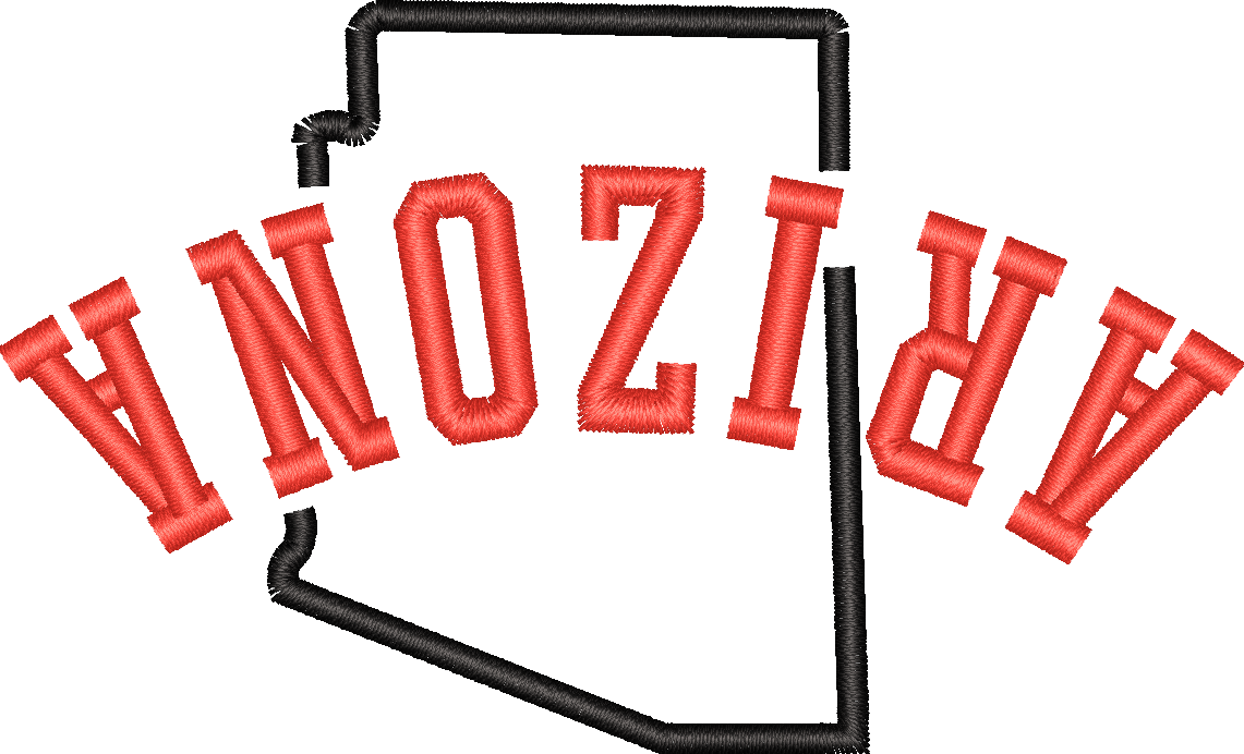 Arizona State Upside Down