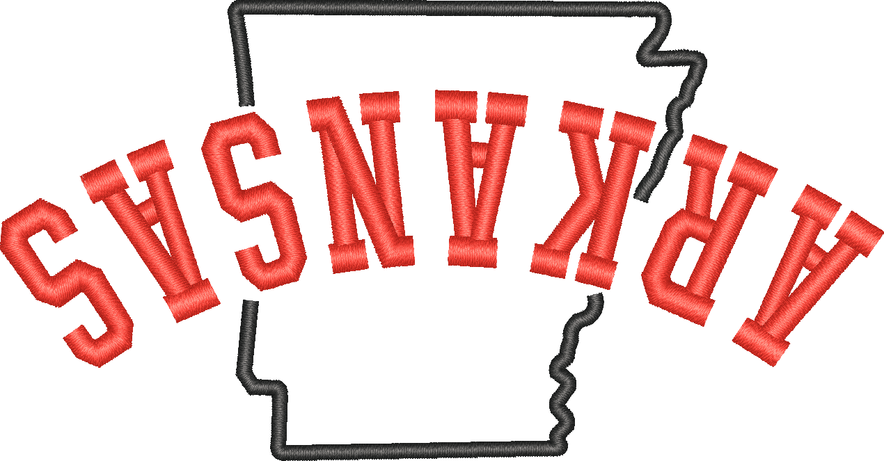 Arkansas State Upside Down