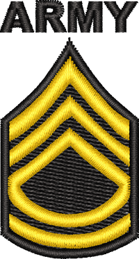 Army embroidery design preview