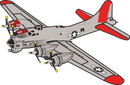 Airplane B17 BOMBER