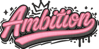 Ambition 3D Puff Foam embroidery design preview