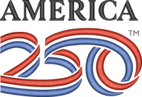 America 250 embroidery design preview