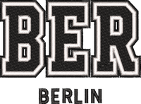 Berlin City Cap embroidery design preview