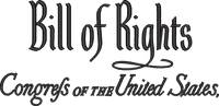 Bill Of Rights embroidery design preview