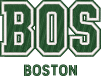 Boston City Cap embroidery design preview