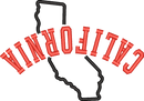 California State Upside Down — embroidery design preview