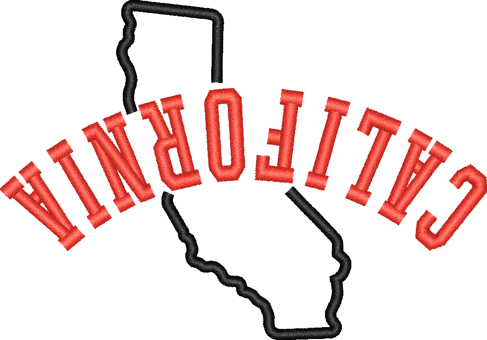 California State Upside Down