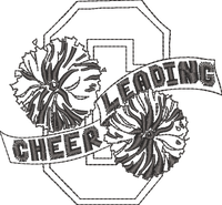 Cheerleading 1 embroidery