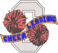 Cheerleading 2 embroidery