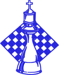 Chess 1 embroidery