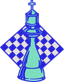 Chess 2 embroidery