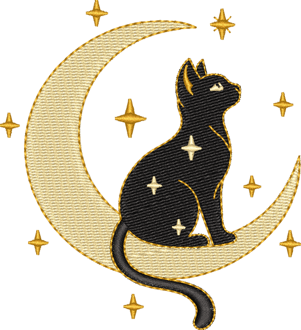 Cat Moon Stars