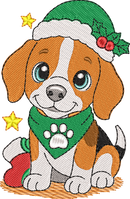 Christmas Puppies Beagle 2