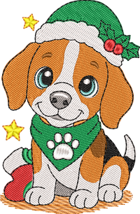 Christmas Puppies Beagle 2