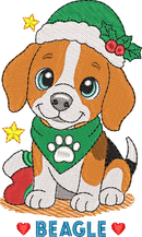 Christmas Puppies Beagle