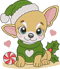 Christmas Puppies Chihuahua 2