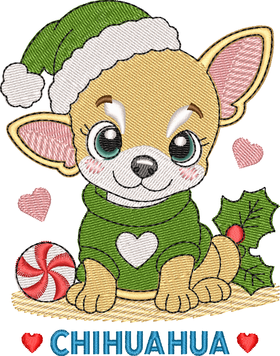 Christmas Puppies Chihuahua
