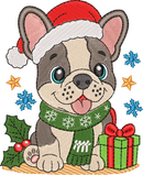 Christmas Puppies French Bulldog 2