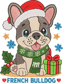Christmas Puppies French Bulldog