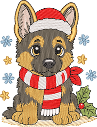 Christmas Puppies German Shepherd 2
