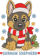 Christmas Puppies German Shepherd