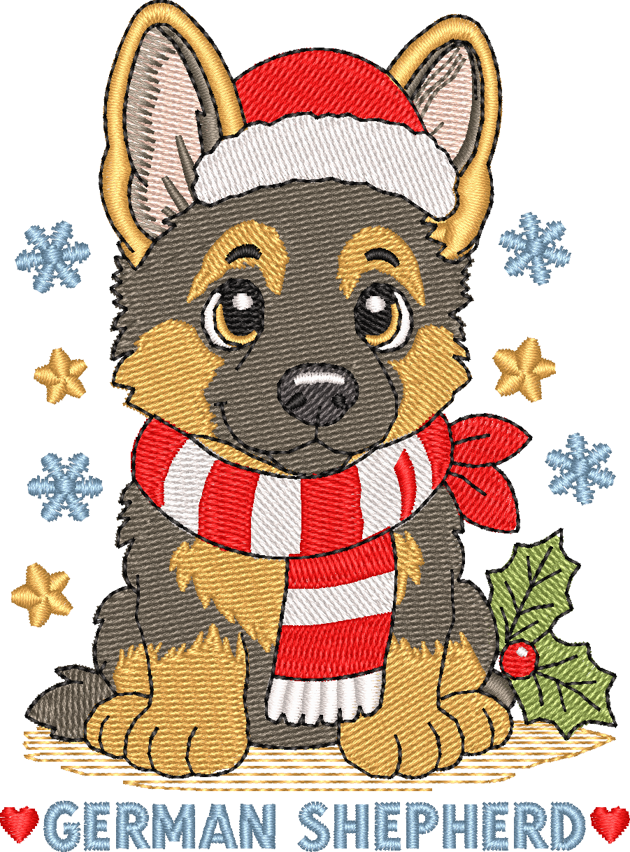 Christmas Puppies German Shepherd