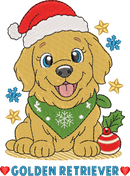Christmas Puppies Golden Retriever