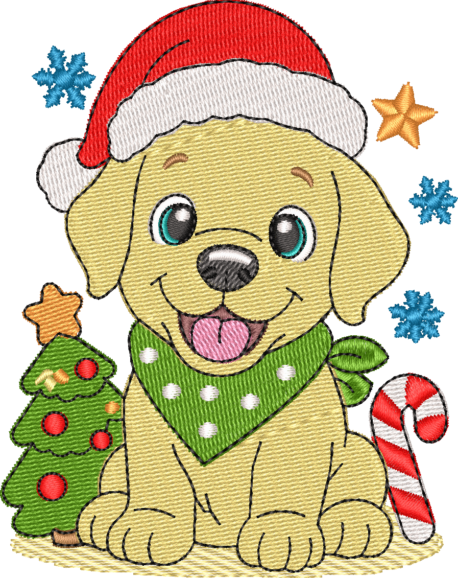 Christmas Puppies Labrador Retriever 2