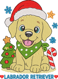 Christmas Puppies Labrador Retriever