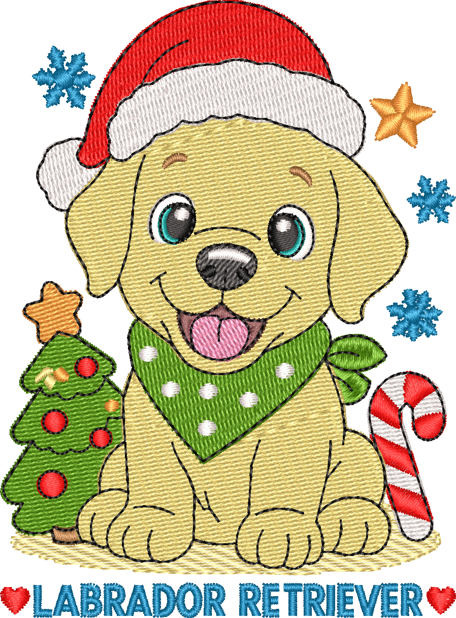 Christmas Puppies Labrador Retriever