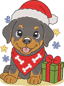 Christmas Puppies Rottweiler 2