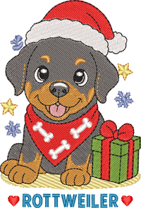Christmas Puppies Rottweiler