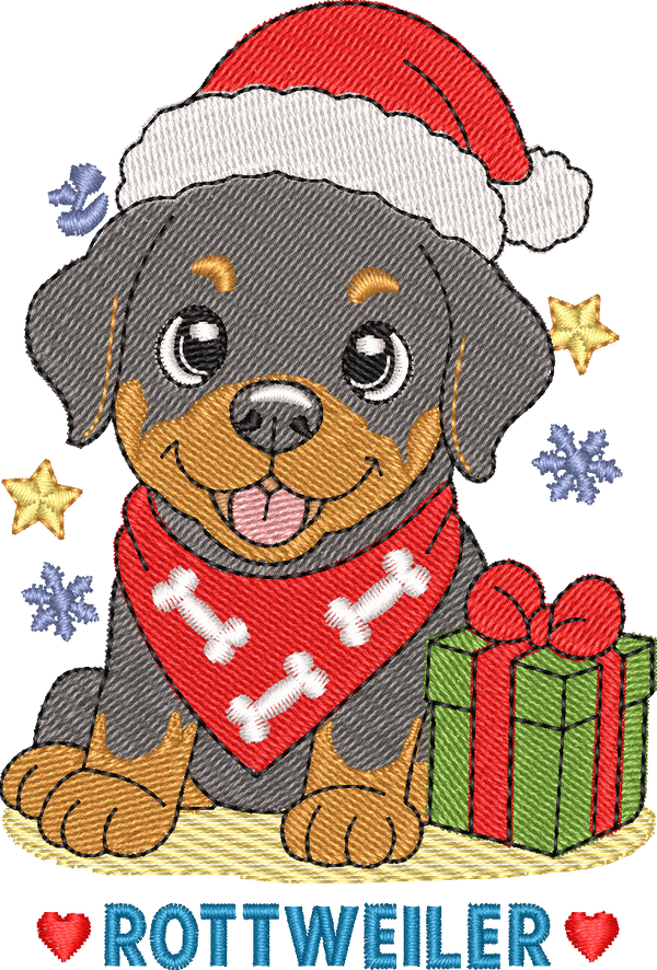 Christmas Puppies Rottweiler