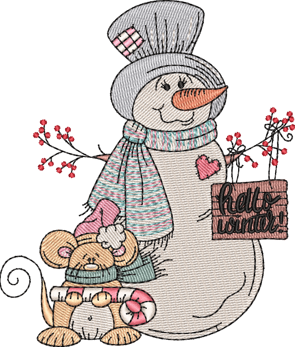 Christmas Snowman Mouse