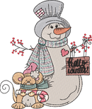 Christmas Snowman Mouse
