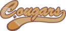 Cougars Mascot Tail — embroidery design preview