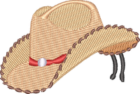 Cowboy Hat 2 embroidery design