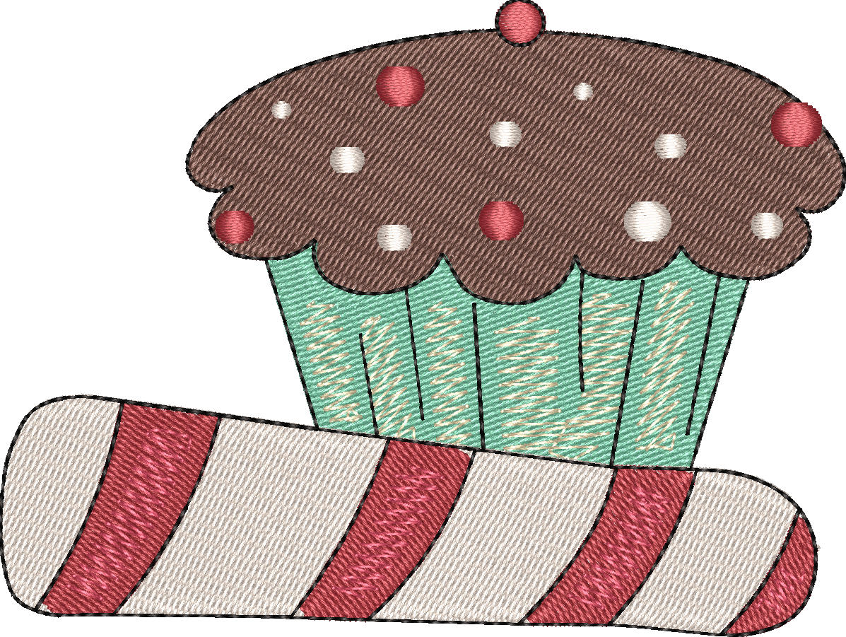 Cupcake Candycane1