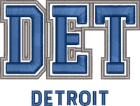 DET Puff Cap — embroidery design preview